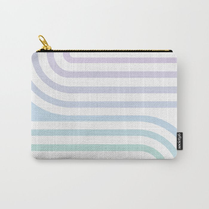 Bold Curvature Stripes XVII Carry All Pouch Gallery Image 1
