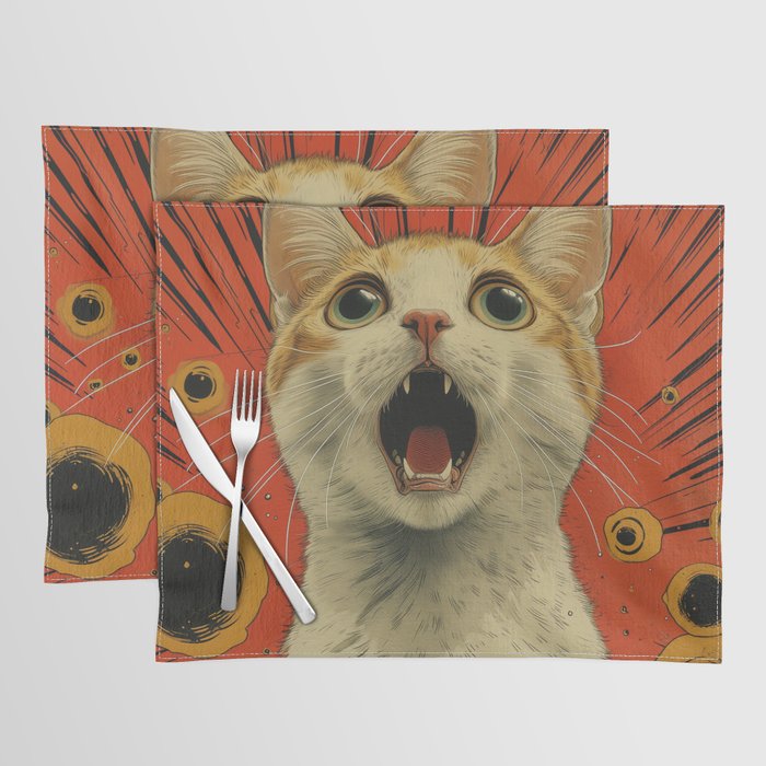 Shocked Cat I Placemat Gallery Image 1