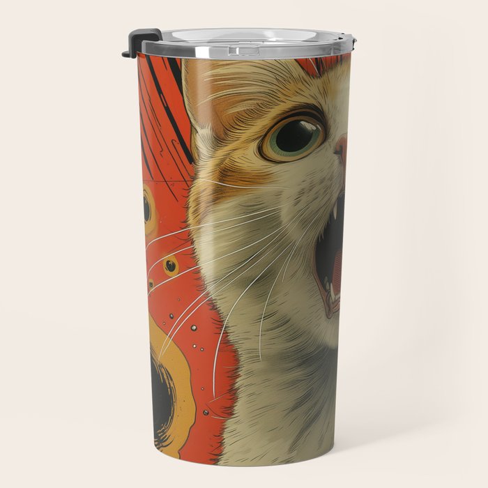 Shocked Cat I Travel Mug Gallery Image 3