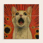 Shocked Cat I Wood Wall Art Gallery Image 1