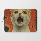Shocked Cat I Laptop Sleeve Gallery Image 1