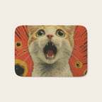 Shocked Cat I Bath Mat Gallery Image 1