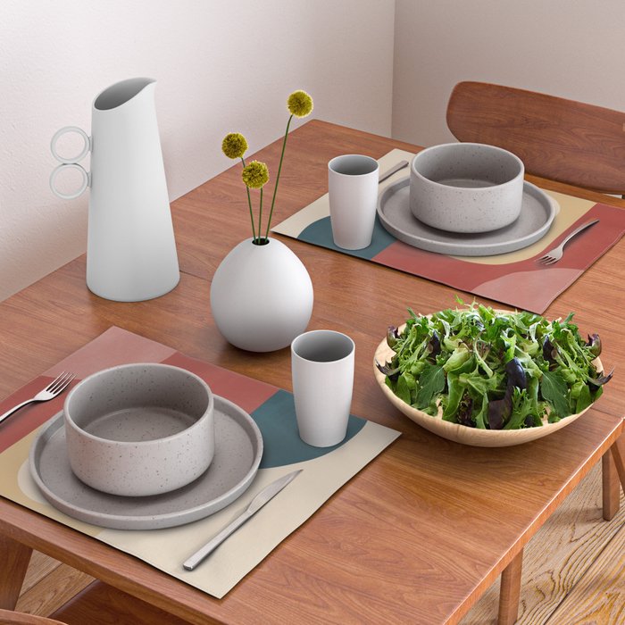 Geometric Shapes 84 Placemat Gallery Image 2