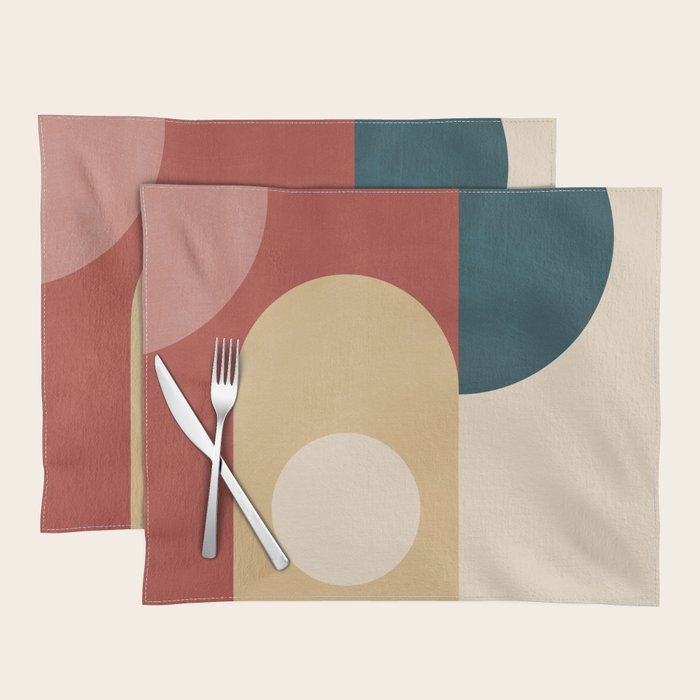 Geometric Shapes 84 Placemat Gallery Image 1