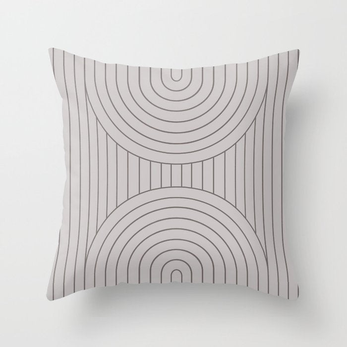 Arch Symmetry II Throw Pillow Gallery Image 1