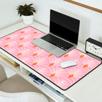 Diamonds & Petals: The Peach Edition Desk Mat Gallery Image 2