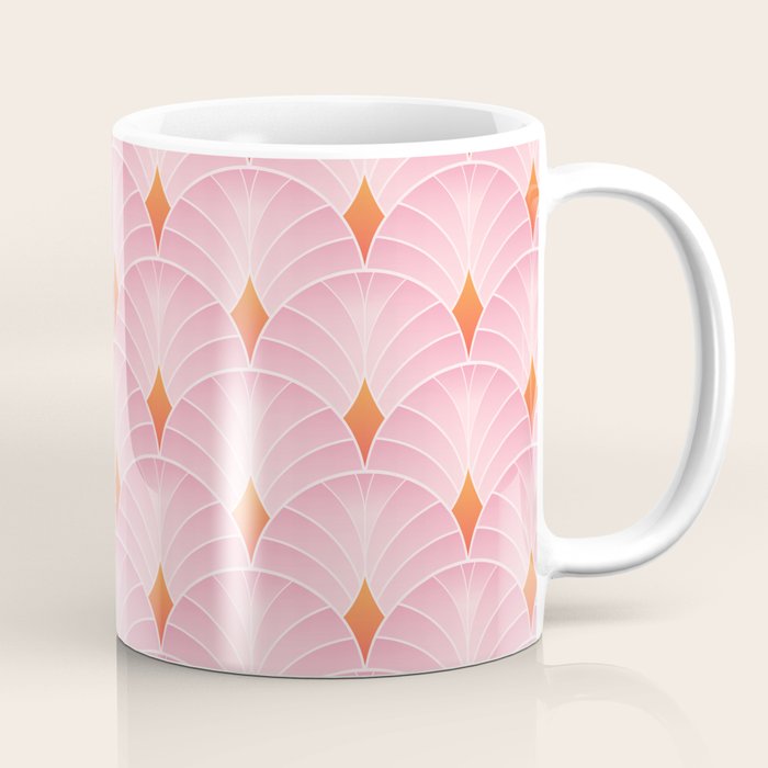 Diamonds & Petals: The Peach Edition Coffee Mug Gallery Image 1