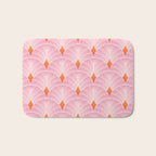 Diamonds & Petals: The Peach Edition Bath Mat Gallery Image 1