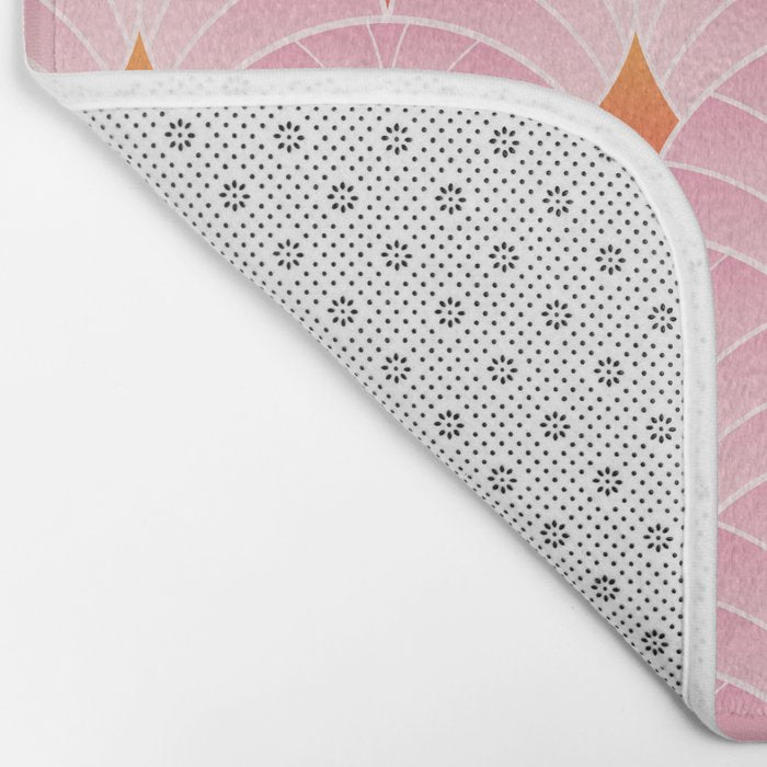 Diamonds & Petals: The Peach Edition Bath Mat Gallery Image 2