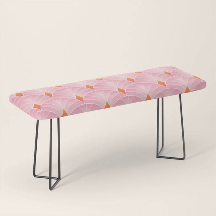 Diamonds & Petals: The Peach Edition Bench Gallery Image 1