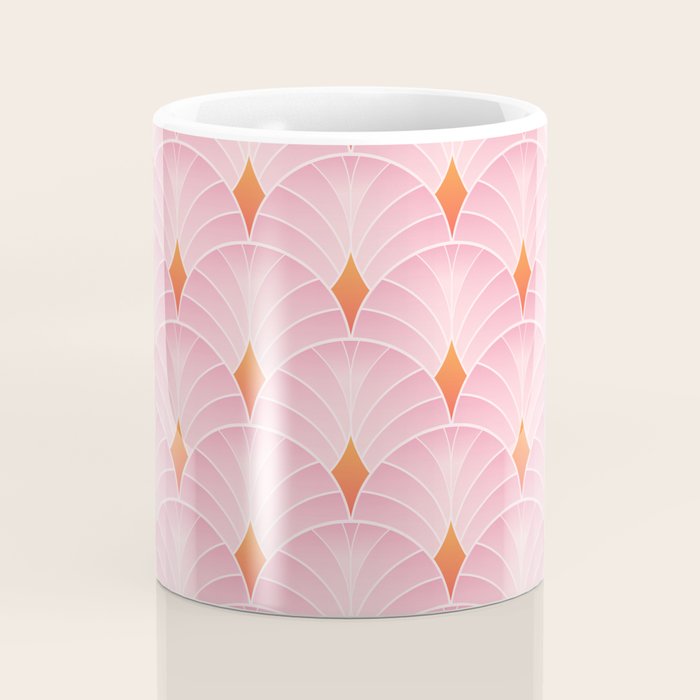 Diamonds & Petals: The Peach Edition Coffee Mug Gallery Image 4