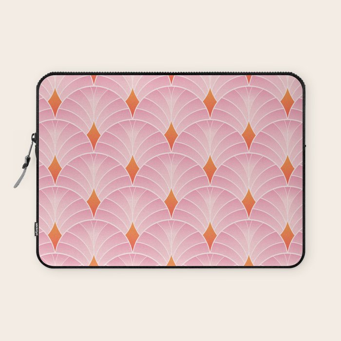 Diamonds & Petals: The Peach Edition Laptop Sleeve Gallery Image 1