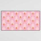 Diamonds & Petals: The Peach Edition Desk Mat Gallery Image 3