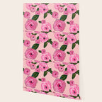 Pink Peonies on Blush Wallpaper Gallery Image 2