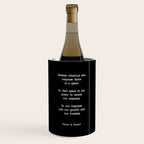 Between stimulus and response, there is a space. Viktor Frankl Quote Wine Chiller Gallery Image 1
