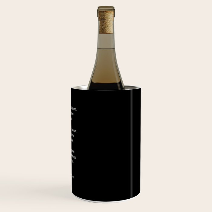 Between stimulus and response, there is a space. Viktor Frankl Quote Wine Chiller Gallery Image 3