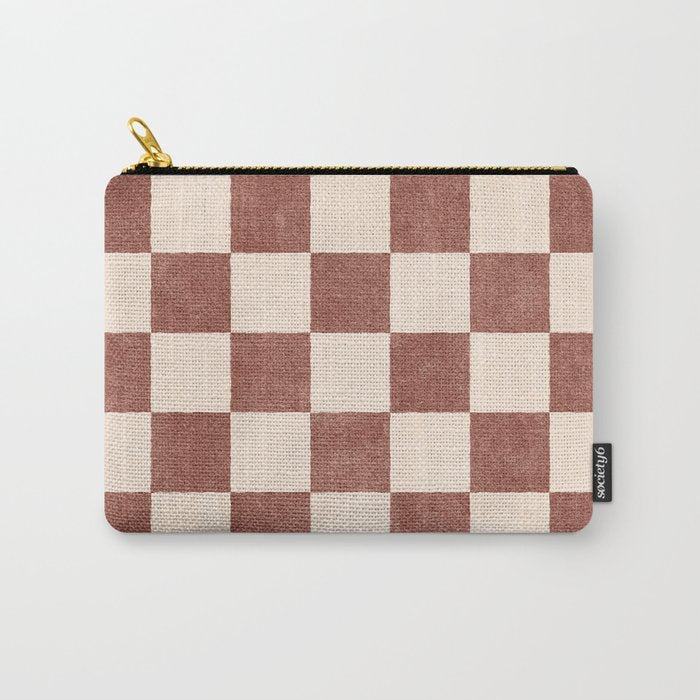 CHECKER - 001 - Clove Carry All Pouch Gallery Image 1