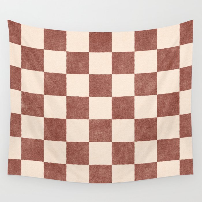 CHECKER - 001 - Clove Wall Tapestry Gallery Image 4