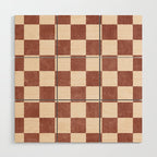 CHECKER - 001 - Clove Wood Wall Art Gallery Image 1