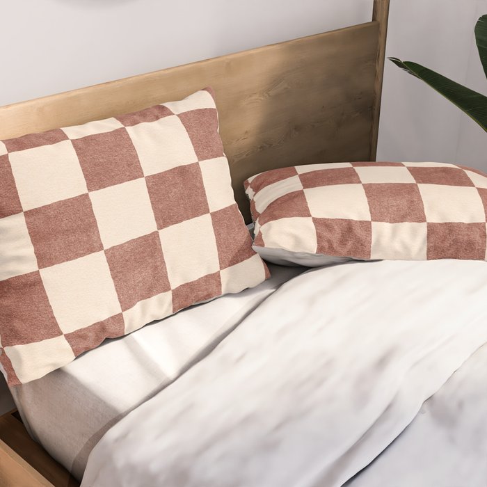 CHECKER - 001 - Clove Pillow Sham Gallery Image 2