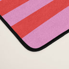 Preppy Pink and Red Abstract Confaab Vertical Pattern Desk Mat Gallery Image 4
