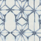 Simply Shibori Stars in Indigo Blue on Lunar Gray Coffee Mug Gallery Image 2
