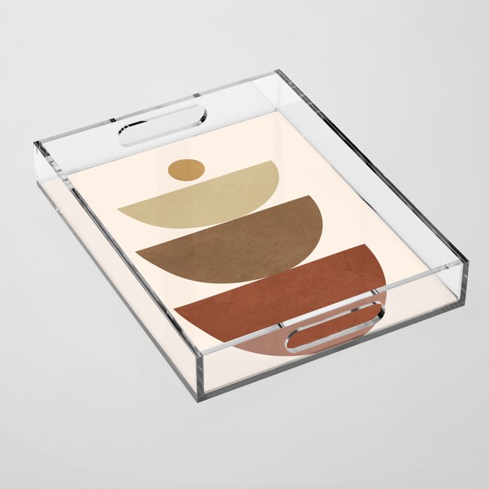 Abstract Minimal Art 27 Acrylic Tray Gallery Image 1
