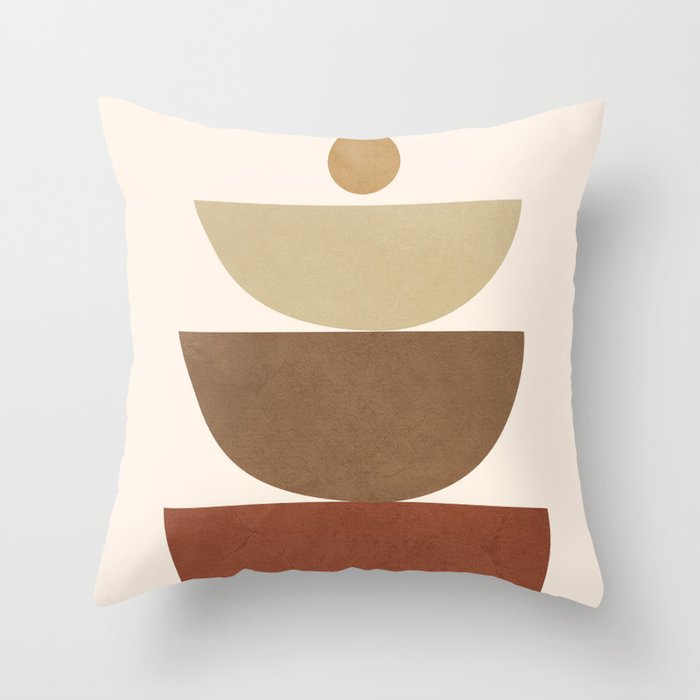 Abstract Minimal Art 27 Throw Pillow Gallery Image 1