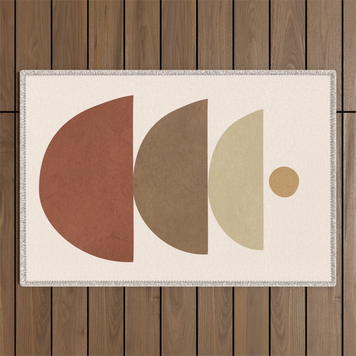 Abstract Minimal Art 27 Outdoor Rug Gallery Image 1