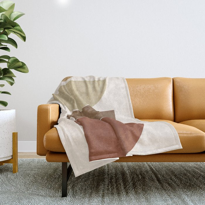 Abstract Minimal Art 27 Throw Blanket Gallery Image 1