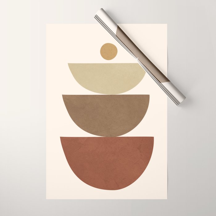 Abstract Minimal Art 27 Wrapping Paper Gallery Image 1