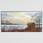 Duck Hunting For Canvasbacks Desk Mat Gallery Image 3