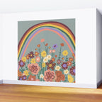Retro meadow Wall Mural Gallery Image 2