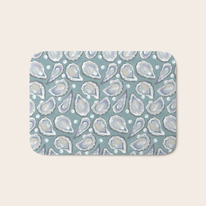 Oysters and Pearls Bath Mat Gallery Image 1