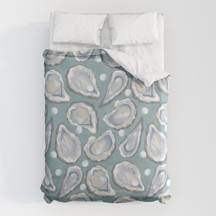 Oysters and Pearls Duvet Cover Gallery Image 6