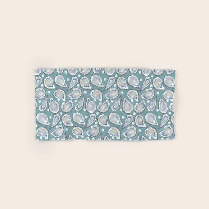 Oysters and Pearls Bath Towel Gallery Image 1