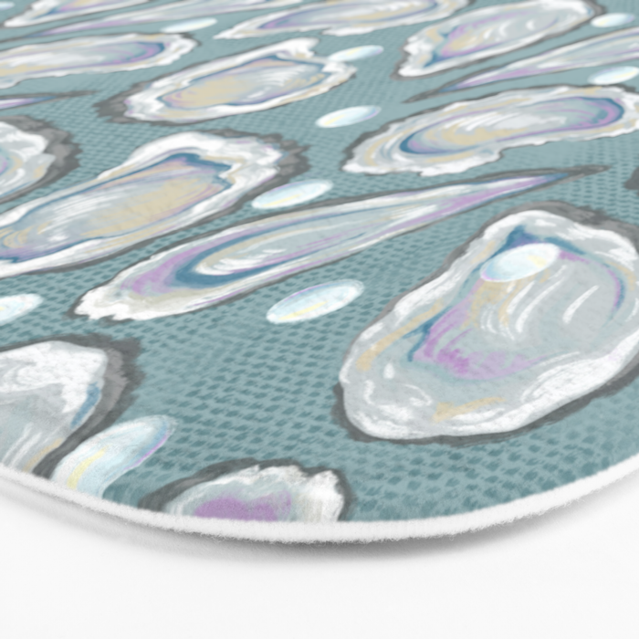 Oysters and Pearls Bath Mat Gallery Image 3