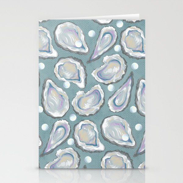 Oysters and Pearls Stationery Card Gallery Image 1