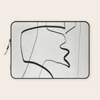 Abstract line art 6 Laptop Sleeve Gallery Image 1