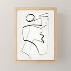 Abstract line art 6 Mini Art Print Gallery Image 1