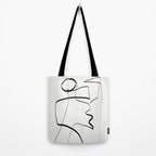 Abstract line art 6 Tote Bag Gallery Image 2