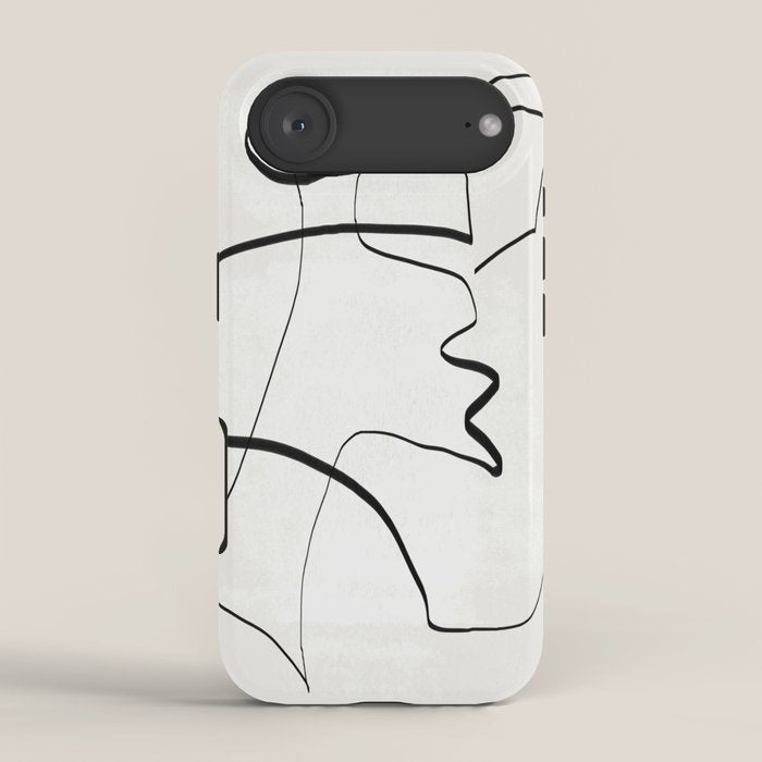 Abstract line art 6 iPhone Case Gallery Image 2