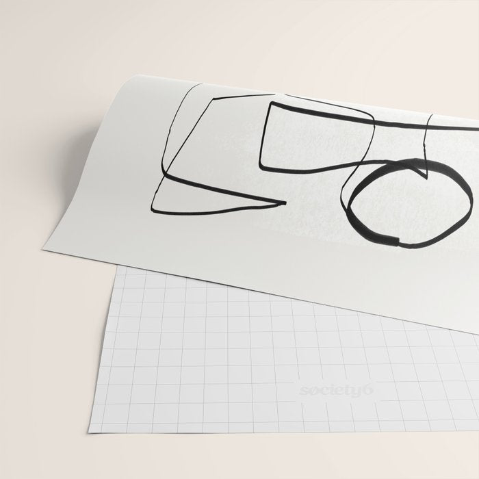 Abstract line art 6 Wrapping Paper Gallery Image 2