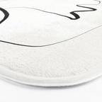 Abstract line art 6 Bath Mat Gallery Image 3