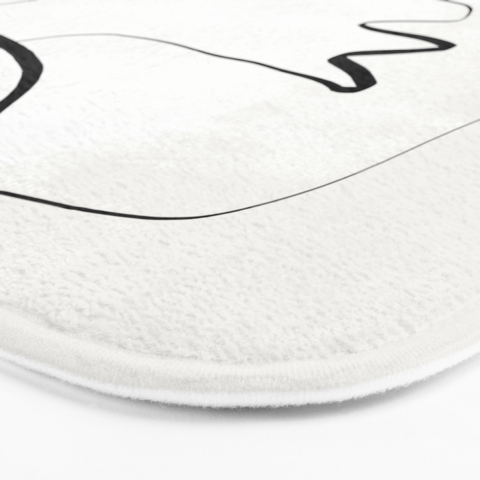 Abstract line art 6 Bath Mat Gallery Image 3