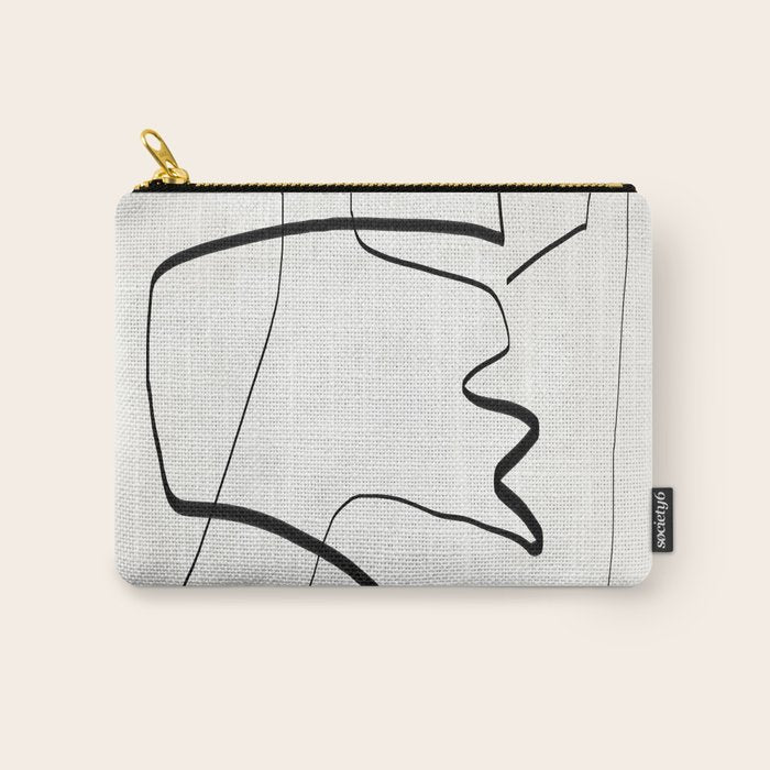 Abstract line art 6 Carry All Pouch Gallery Image 1