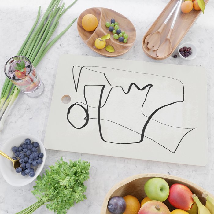 Abstract line art 6 Cutting Board Gallery Image 2
