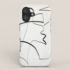 Abstract line art 6 iPhone Case Gallery Image 1