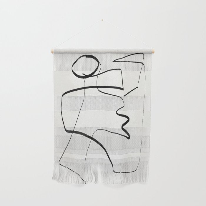 Abstract line art 6 Wall Hanging Gallery Image 1
