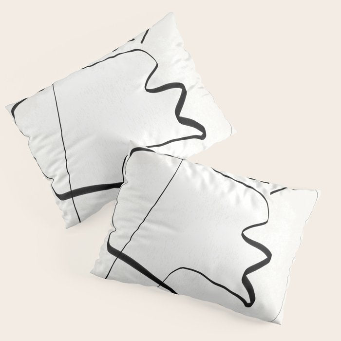 Abstract line art 6 Pillow Sham Gallery Image 3